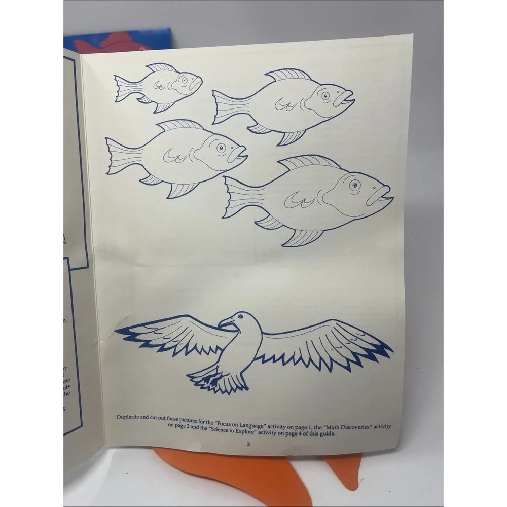 Vintage 93 Lakeshore Learning Blue Sea Fishing Language Kit Complete NEW LC5046